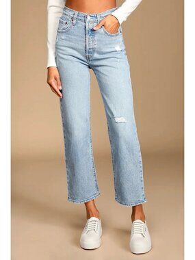 Levi's Ribcage Straight Ankle Jeans